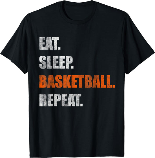 Eat Sleep Basketball Repeat T-Shirt