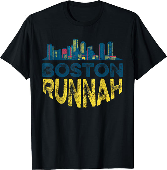 Boston Runnah Marathon Qualifier Runner Running T-Shirt