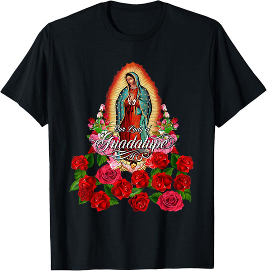 Guadalupe Our Lady Virgin Mary T-Shirt