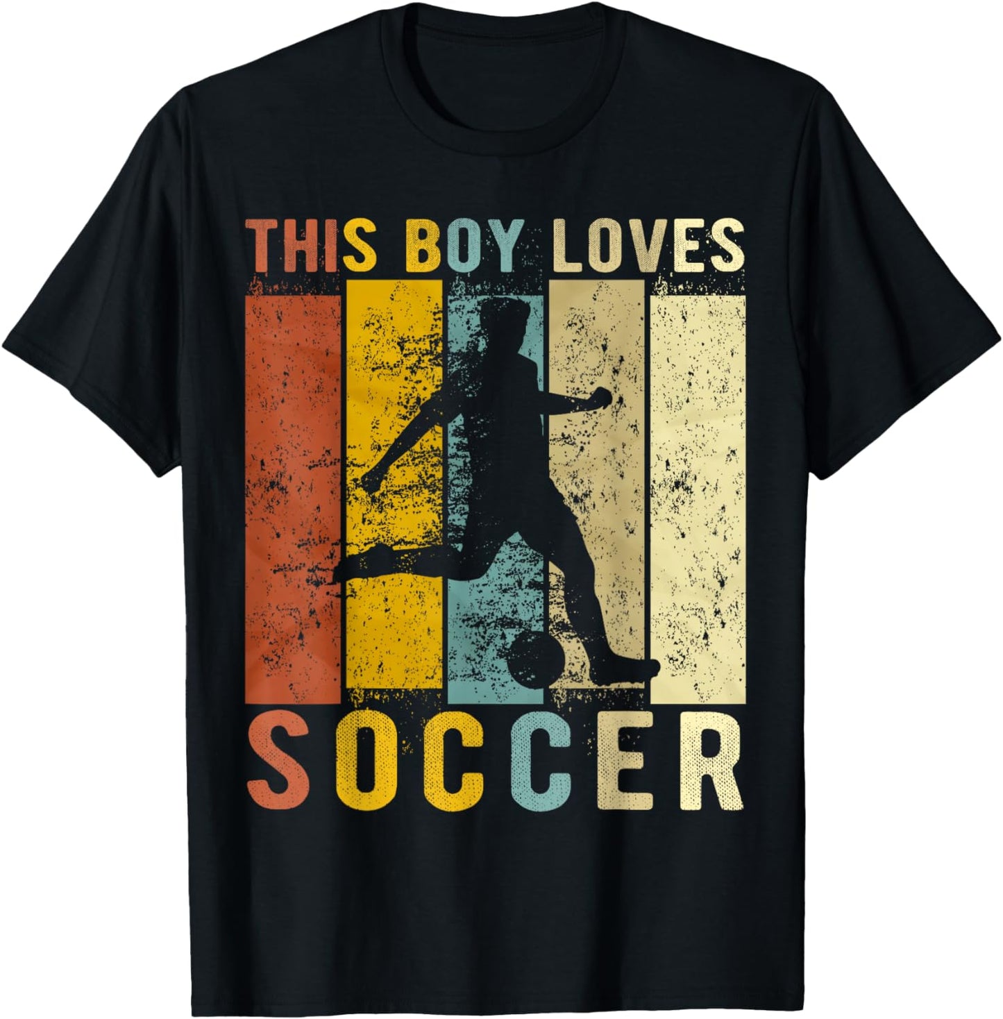This Boy Loves Soccer Boys Soccer T-Shirt