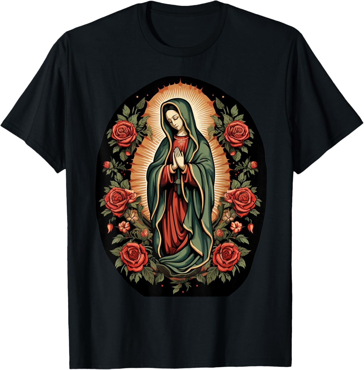 Our Lady of Guadalupe Sant Mary For Christians, Catholics T-Shirt