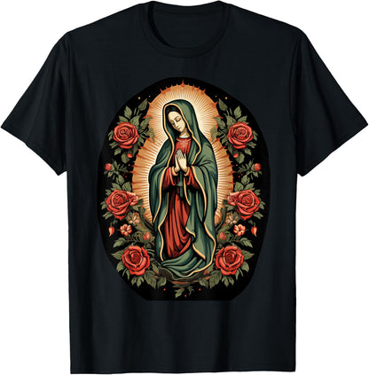 Our Lady of Guadalupe Sant Mary For Christians, Catholics T-Shirt