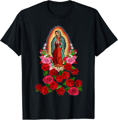 Virgin Mary Our Lady of Guadalupe Catholic Saint T-Shirt