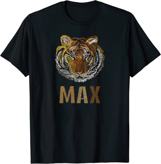Embroidery-Like Tiger Head T-shirt