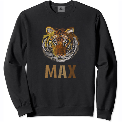 Tiger Head - Embroidered Style Picture Hoodie