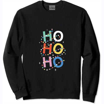 Christmas Sweatshirt - "HO HO HO" Holly Jolly Unisex Fit