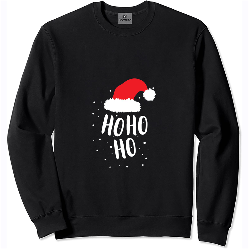 Christmas Sweatshirt - "hohoho" Unisex Elegance for Christmas