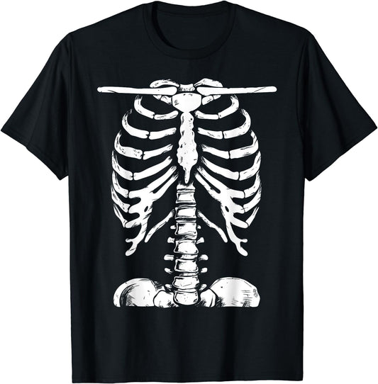 Elevate Your Halloween Costume with the Skeleton Rib Cage T-Shirt